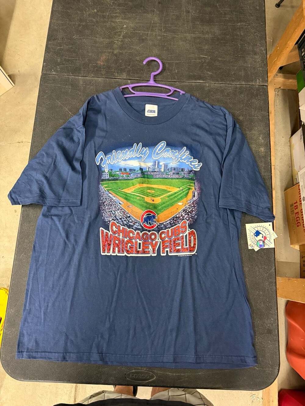 Vintage 2004 Chicago Cubs Wrigley Field Friendly Confines MLB T-Shirt